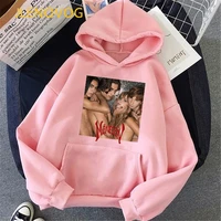 2022 hot sale pink cap hoodies women m%c3%a5neskin damiano david maneskin sweatshirt femme harajuku winter tracksuit sexy cool tops