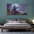 Без рамки видео игры постер с надписью LOL Game рисунок Холст Картина Aphelios картина на стену для Гостиная и декор для игровой комнаты хороший подарок