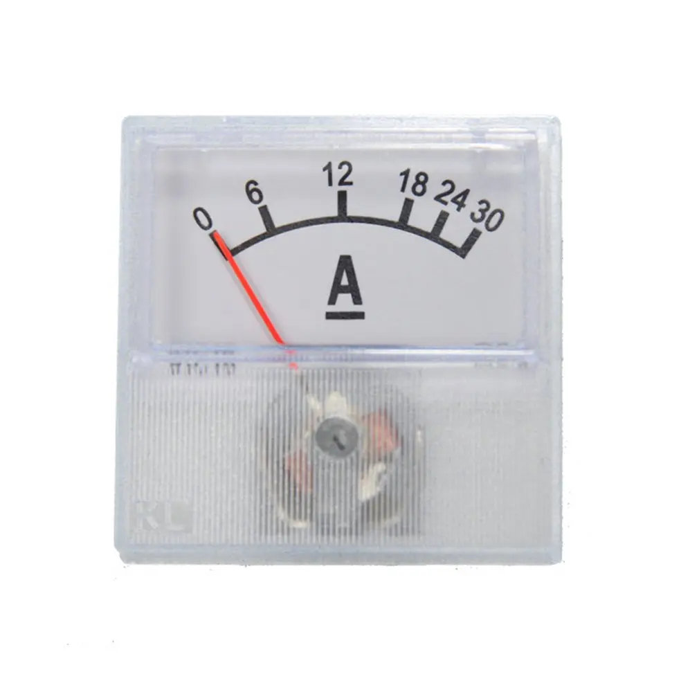 Applied DC Circuit Analog Current Meter Panel Pointer Gauge Mechanical Ammeters Voltage Measurement Tools Easy Reading | Инструменты