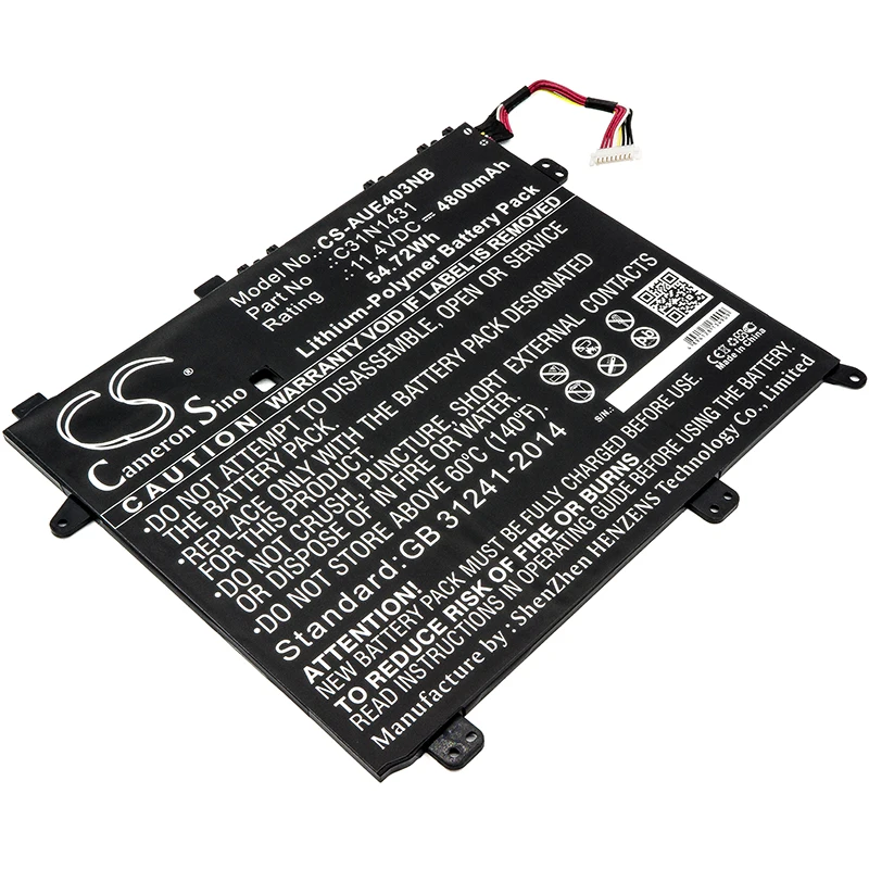 Обновленная батарея Cameron Sino для Asus Eee Book E403S E403SA PC E403S|Аккумуляторы мобильных
