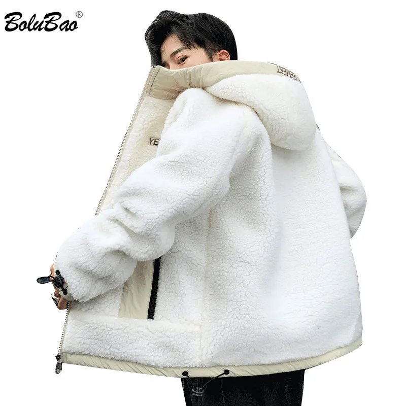 BOLUBAO брендовая мужская Лоскутная куртка зимняя новая модная повседневная