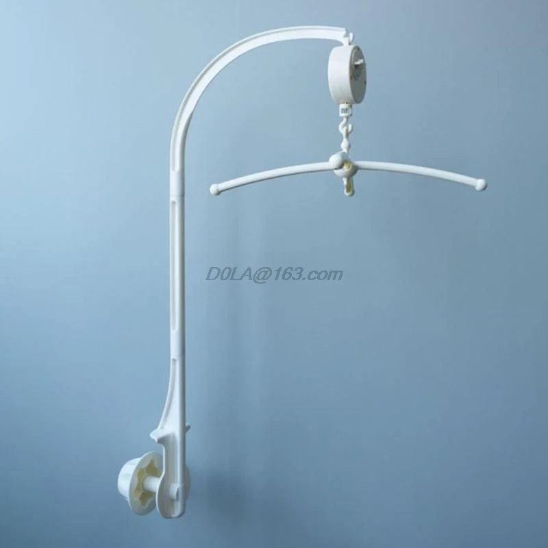 

Baby White Rattles Bracket Music Box Toy Baby Bed Stent Crib Mobile Hanging Bed Bell Holder Arm Bracket