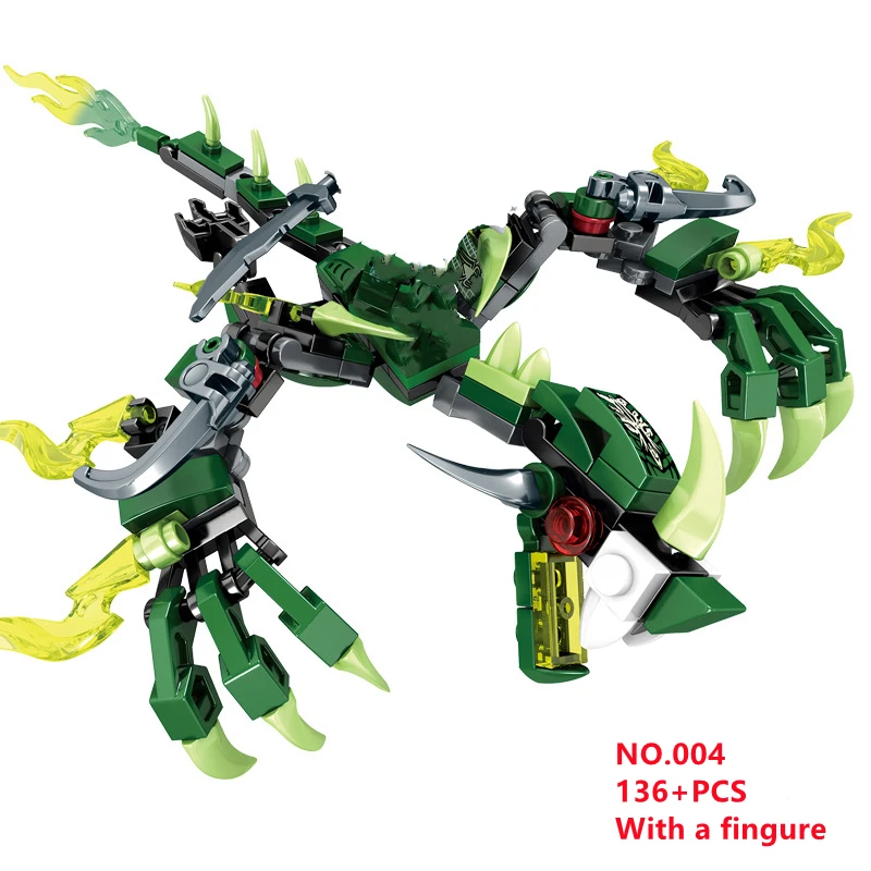 Ниндзя Дракон рыцарь мечника модель KAI Джей Зейн фигурки строительные блоки