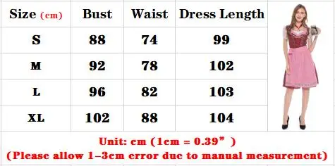 Dirndl Платье Для женщин Костюм Октоберфест фестиваль пива служанка наряд Пособия