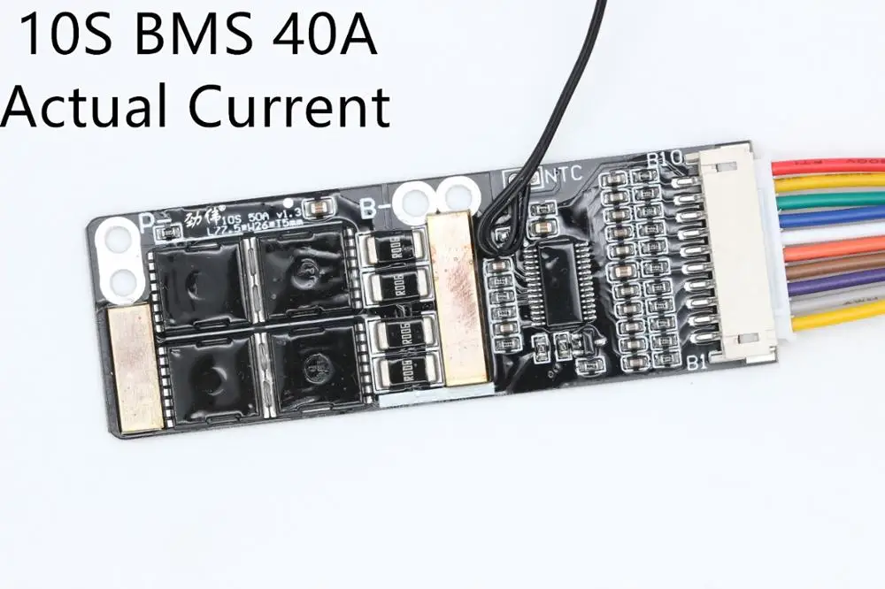 10S BMS 40A NTC ЛИТИЕВАЯ/литий ионная батарея Защитная плата RC
