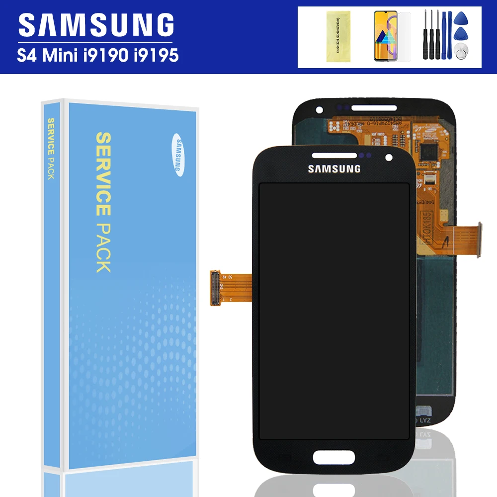 4 3 ''для Samsung S4 mini GT i9195 i9190 i9192 ЖК дисплей дигитайзер сенсорный экран в сборе с