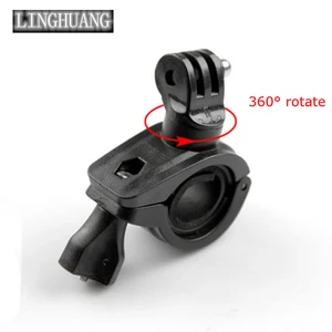 Вращающийся держатель для велосипедного руля, адаптер для штатива, крепление на мотоцикл для спортивной камеры GoPro Hero 543