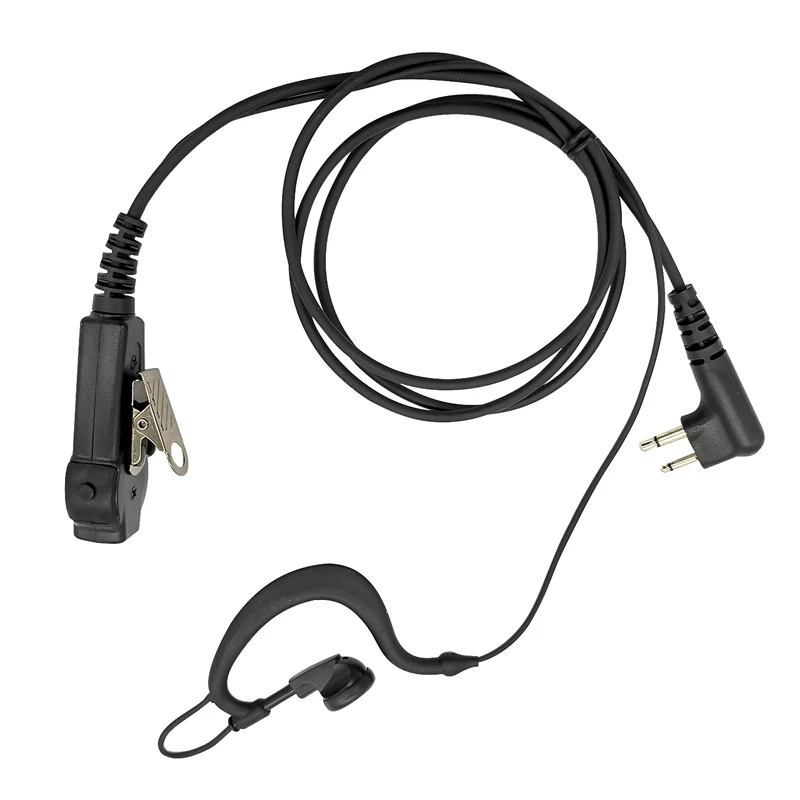 

2-контактный G-образный наушник, гарнитура с 2 Ptt-микрофоном для Motorola cls1110 cp200 cls1410 cp185 cp200d rdm2070d рация, 2-стороннее радио