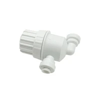 ro water filter quick connection for 14 pe hose pipe tube with stainless steel mesh inside