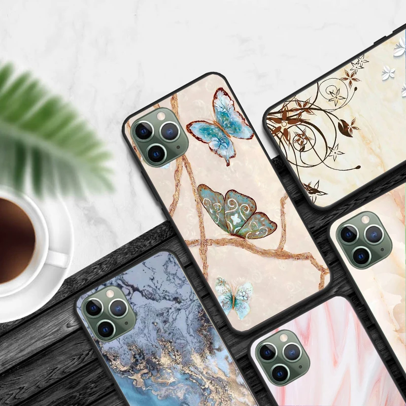 Мягкий мраморный чехол для телефона Alcatel One Touch A3 5046Y 7 6062W A7 XL 7071D TPU Silicone Cover Colorful.
