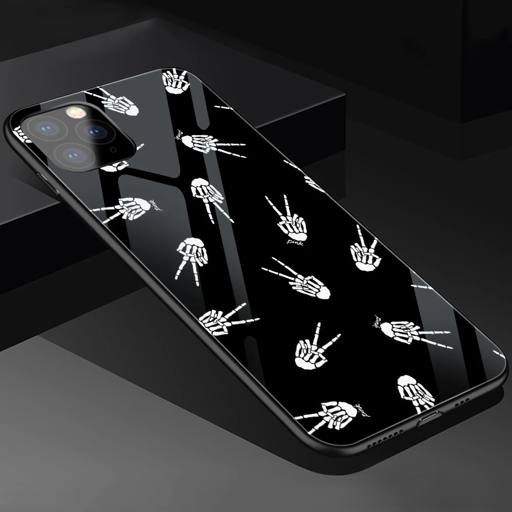 Ciciber чехол для телефона iphone 11 Pro XS макс. закаленное стекло XR 7X8 6 6s Plus милый смешной