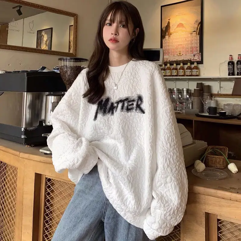 

Harajuku 3D Print Plus Size O-Neck Hoodies Spring Autumn Kawaii Clothes Long Sleeve Top For Girls Pullover Women's Sweatshirt