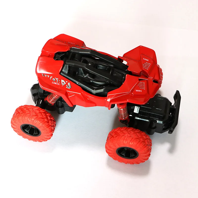 YINGELON 1pcs Pull Back Monster Trucks for Boys Kids Gifts Model Diecast Vehicle Car 1:55 With 4 Independent Shock Springs |