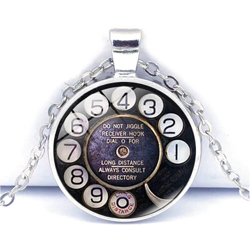 

Vintage Bronze Chain Gear Clock Books Glass Dome Time Gem Pendant Statement Necklace necklaces for women wholesale bulk