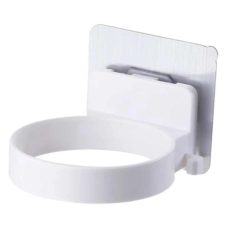 

2pcs 2021 New Bathroom Shelf Storage High Quality Wall-mounted Hair Dryer Holder Rack Organizer Hairdryer Bathroom Accessories