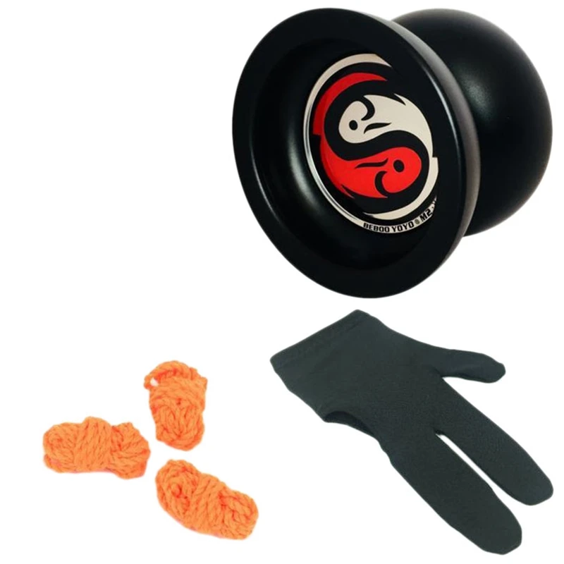 

BEBOO YOYO Профессиональный Yoyo M2 Pisce сплав Yo Набор Yo-Yo + перчатки + 3 каната классическая игрушка