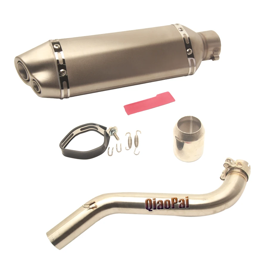 Выхлопная система мотоцикла средней яркости выхлопная труба без шнуровки