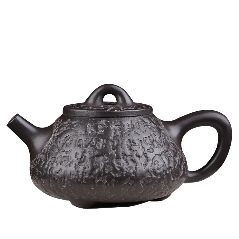 

Seals Dark-red Enameled Pottery Teapot Famous Full Manual Imitate Iron Stone Ladle Pot Kung Fu Tea Have Infusion Of Tea Kettle