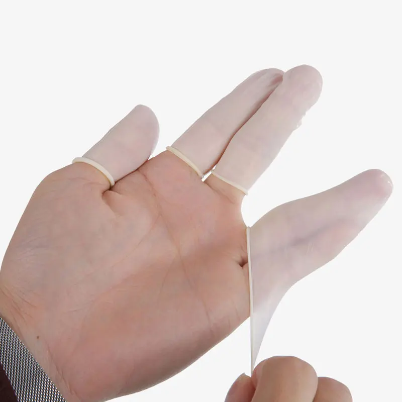 Перчатки для дизайна ногтей латексные резиновые напальчники пальцев защитные