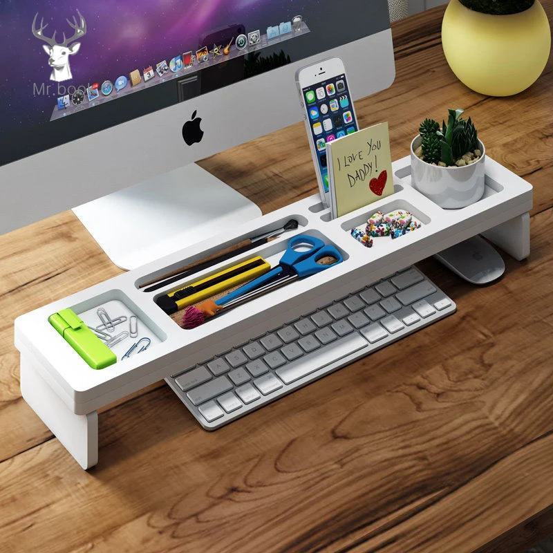 

Desk Organizer Stationery Pen Holder Home Office Keyboard Cover Desktop Storage Racks Office School Accessories Organizer Box