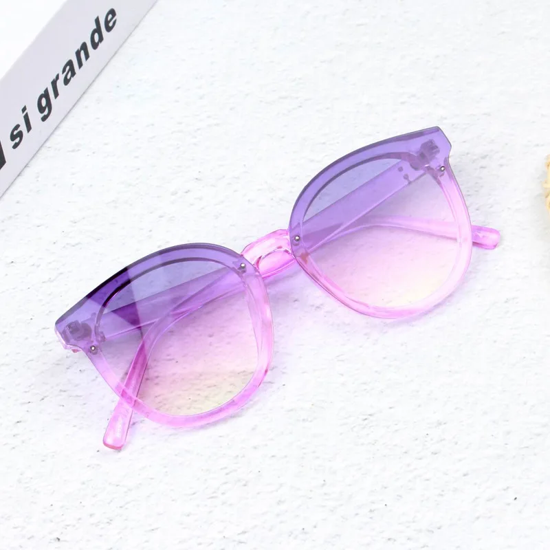 Новинка 2020 брендовые детские солнцезащитные очки милые для девочек винтажные