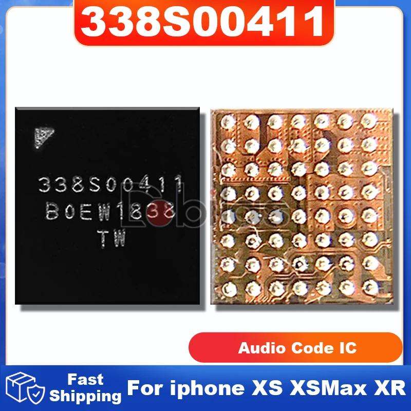 

5 шт./лот 338S00411 U5102 U4902 U5002 для Iphone XS XSMAX XR маленький аудио Код IC музыка звук BGA интегральные схемы чип