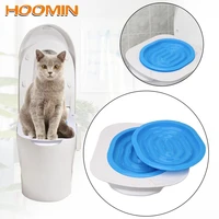 pet cat puppy toilet seat pad professional cat litter mat toilet trainer plastic cat toilet training kit for training pet clean