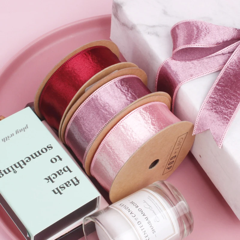 Металлическая фольга печатная лента искусственный шелк ленты 1 дюймов Высокое