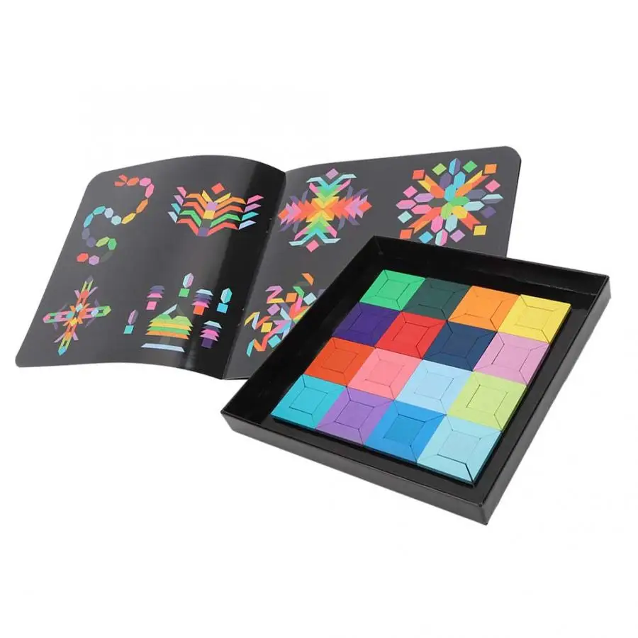 80 шт. деревянные магнитные геометрические фигуры | Игрушки и хобби