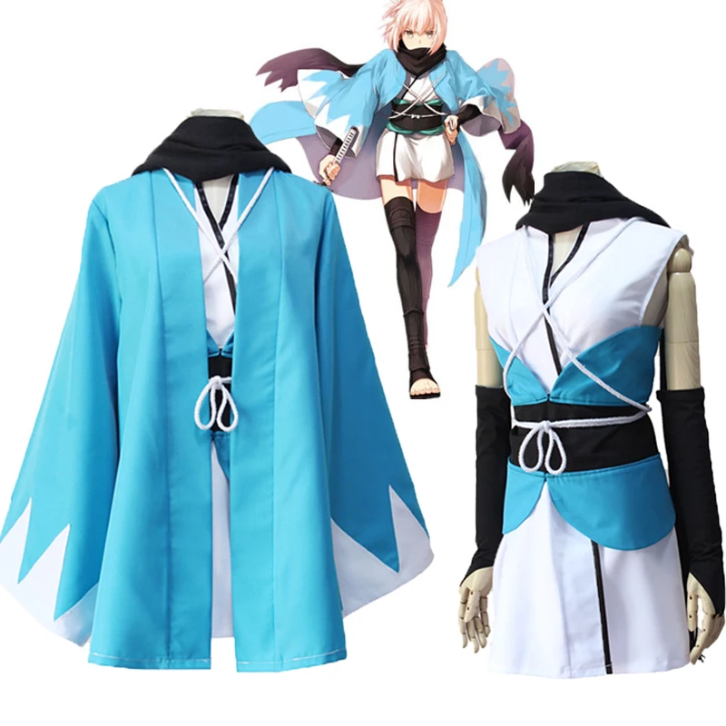 

FGO Fate Stay Night Fate Grand Order Cosplay Costume Sakura Saber Okita Souji Kimono & Inner Clothing Uniforms Halloween Party
