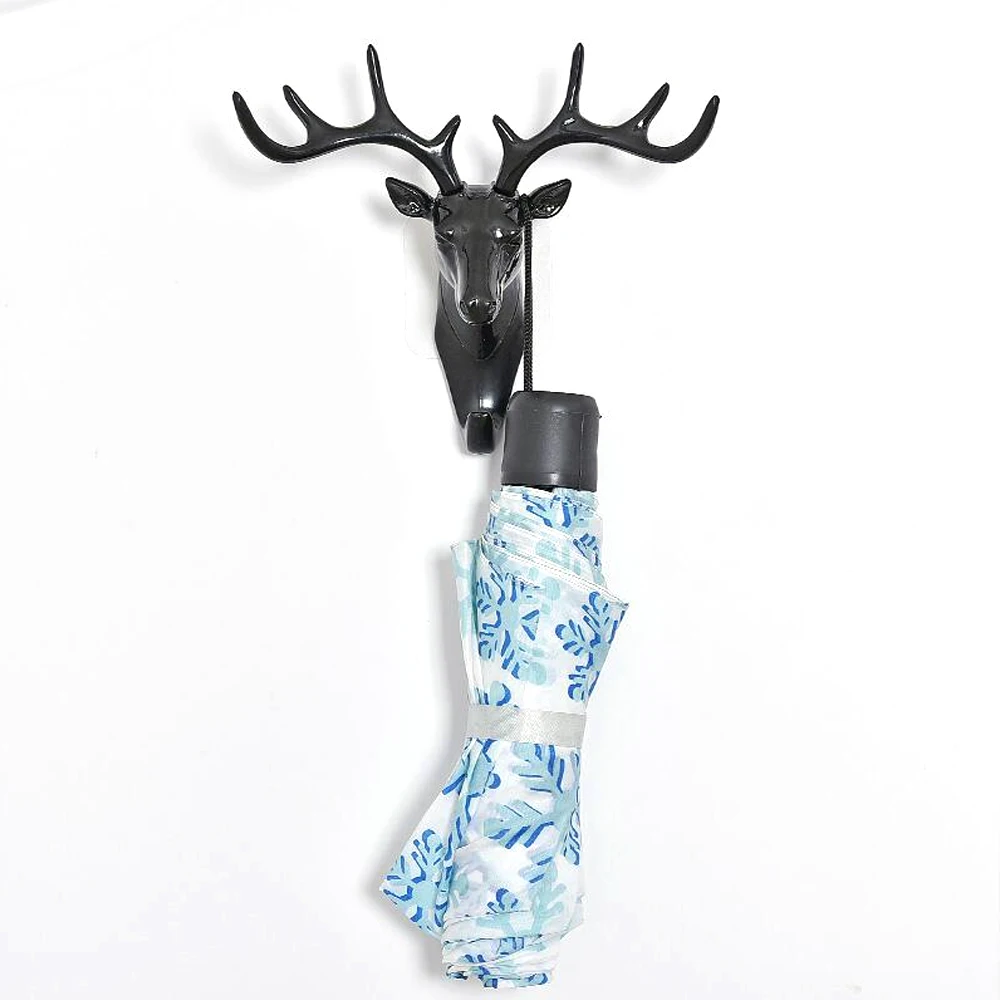 Wall Hanging Vintage Deer Head Antlers for Clothes Hat Scarf Key Horns Hanger Decoration | Дом и сад