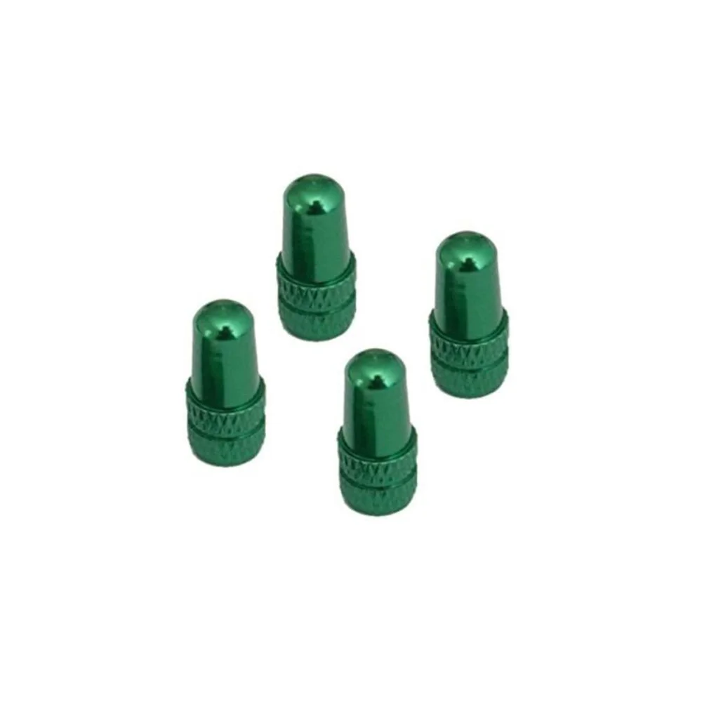 

4pcs Valve Cap Anodized Machined French Style Bike Tire Valve Caps MTB Bikes Bicycle Tire Dust Covers