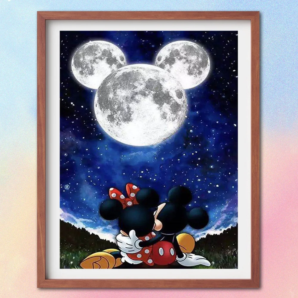 

Round Drill 5D Diamond Painting Disney Cartoon Mickey Mouse Diamond Mosaic Sale Diamond Embroidery Cross Stitch Home Decor