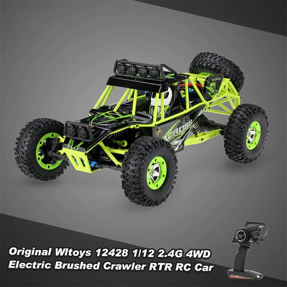 

WLtoys 12428 1/12 RC Car 2.4G 4WD 50km/h High Speed Cars Monster Truck Radio Control RC Buggy Off-Road Electric Chirldren Toys