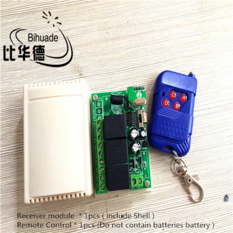 315 МГц 12В 3ch канал реле Rf беспроводной пульт дистанционного управления Модуль
