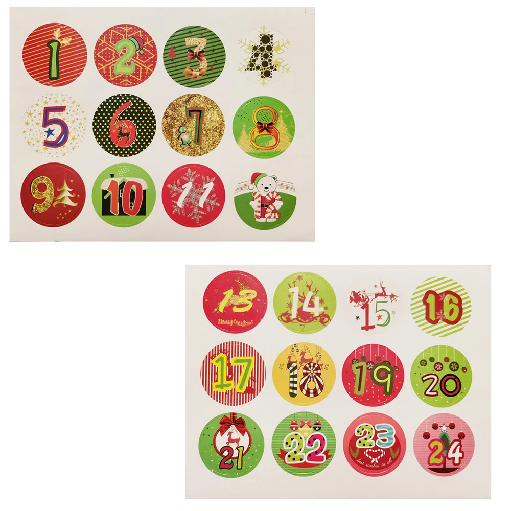 

24PCS Christmas Fawn Cotton Gift Bag Printed Bouquet Mouth Ornament Candy Packaging Cotton Linen Bag