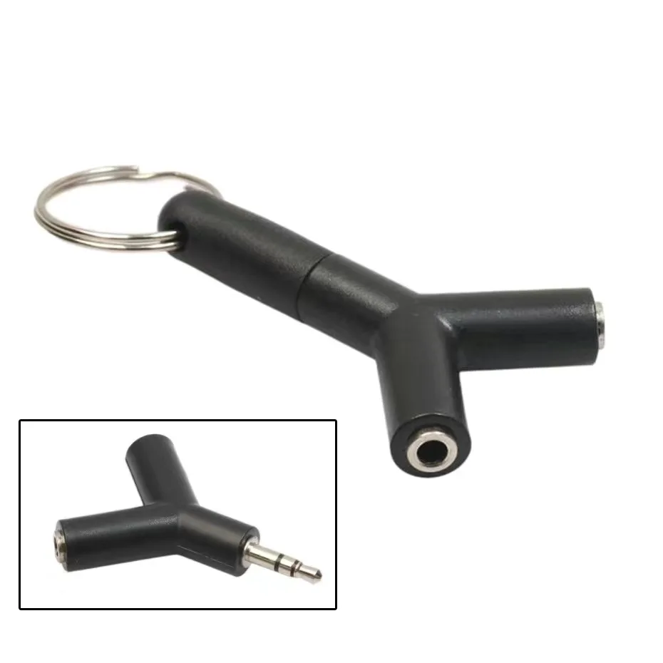 3 5 мм одна минута два Разветвитель для наушников подключите кабели y типа аудио