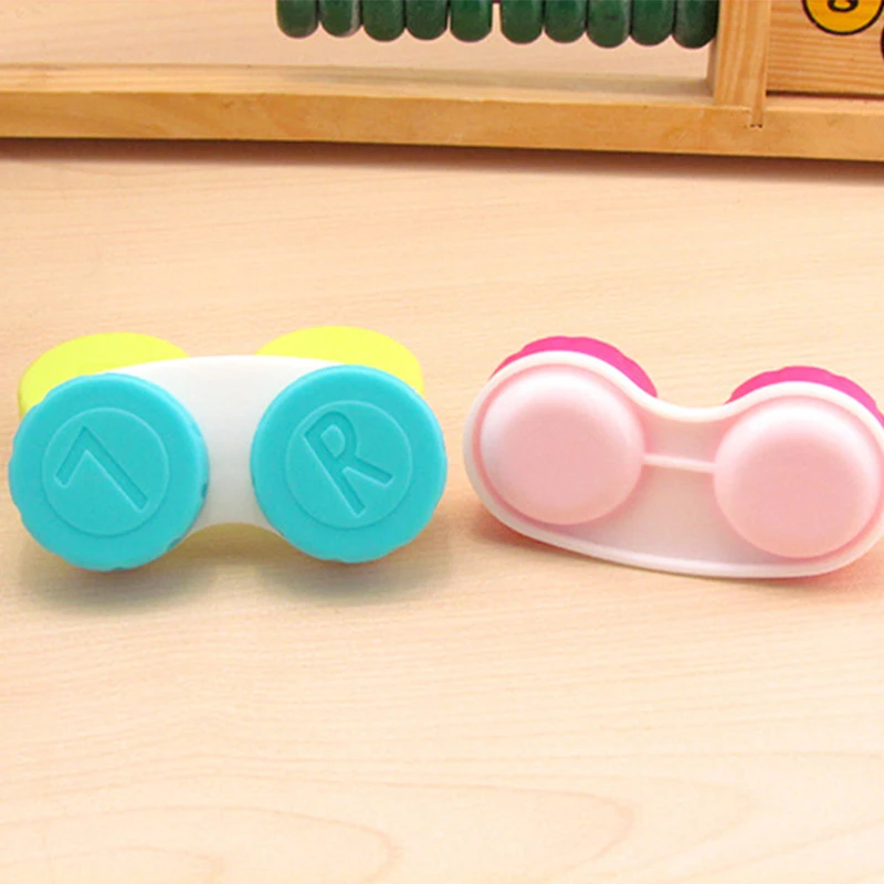 Коробка для контактных линз двойная коробка конфет красивых зрачков одиночная 33