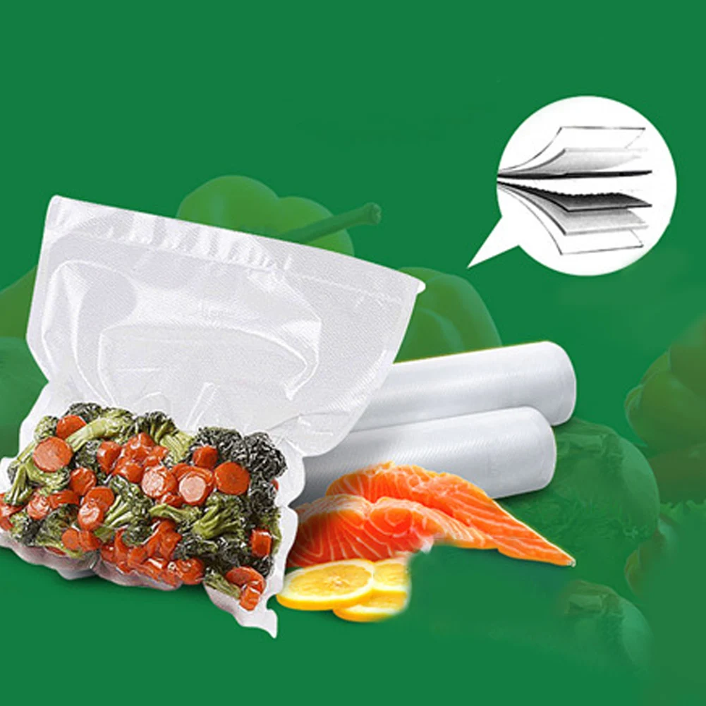 1 Roll Food Storage Bag Sterility Vacuum Packing Low Cost Fresh Sealer for Microwave Fridge #N | Дом и сад