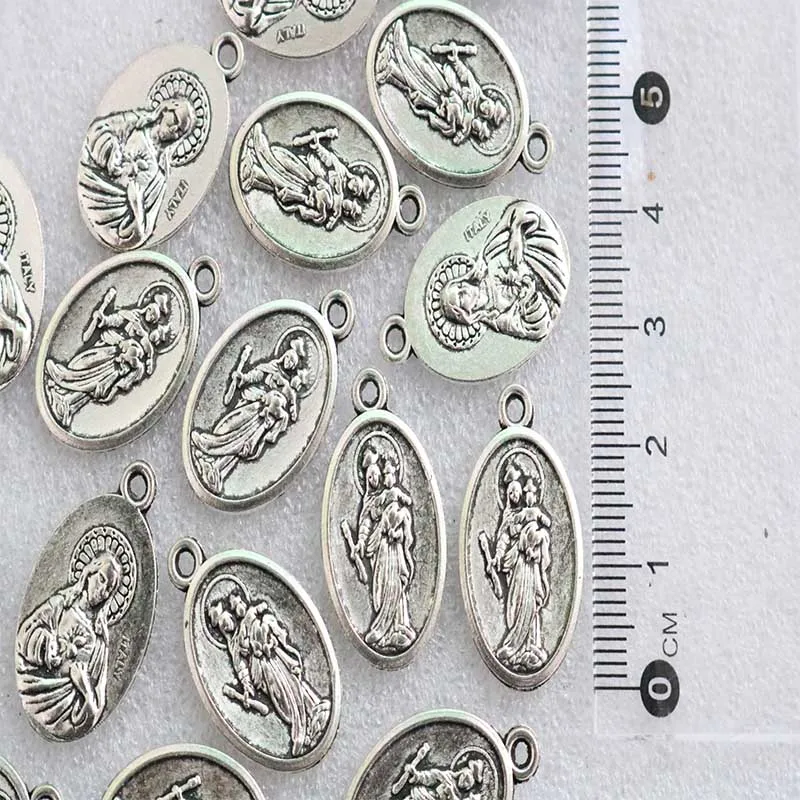 100 штук/девственница Марии сплав медаль амулет открытие ювелирных изделий ручной