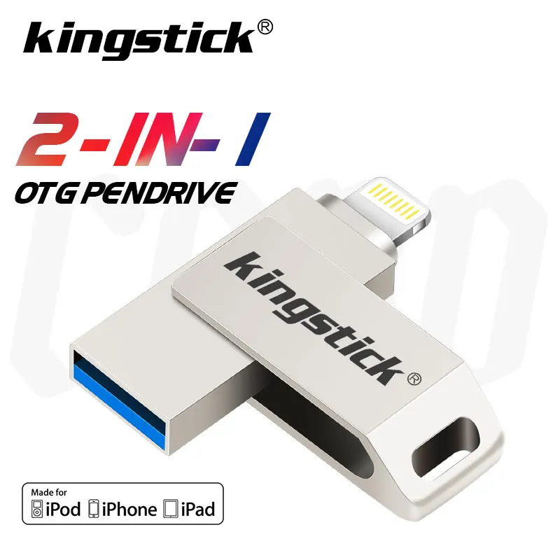 Usb флеш-накопитель для iPhone реальная емкость 16 ГБ 32 64 128 256 2 в 1 iOS внешние