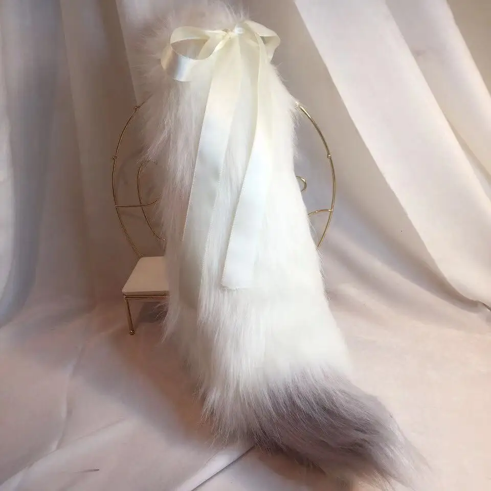 Прекрасный головной убор оригинальные фотографии Косплей эмуляция Arctic wolf Ear