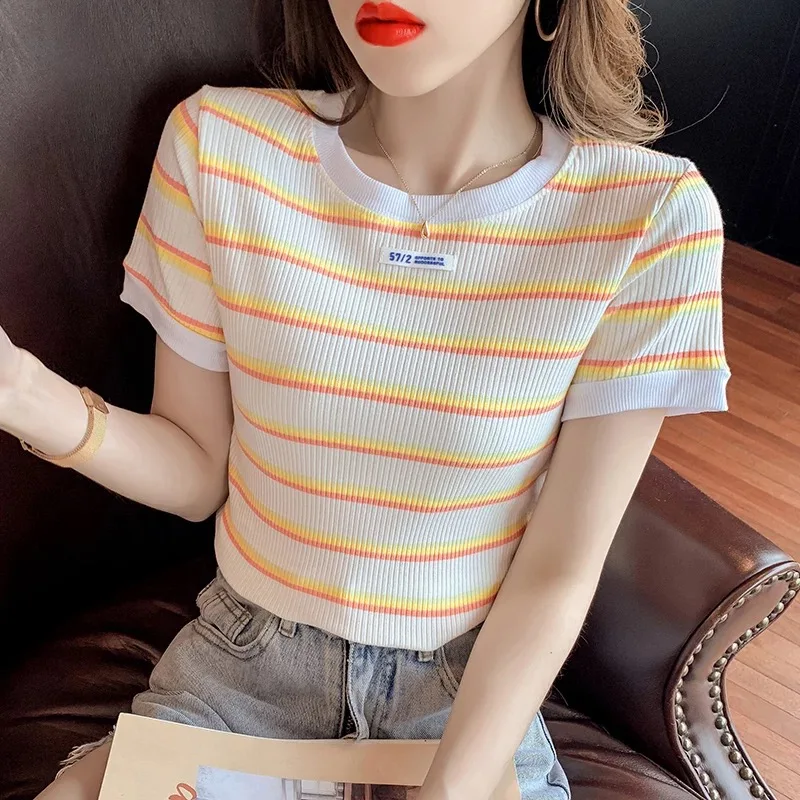 

T Shirt pink Women Ladies Top Tee Shirt Summer Clothing