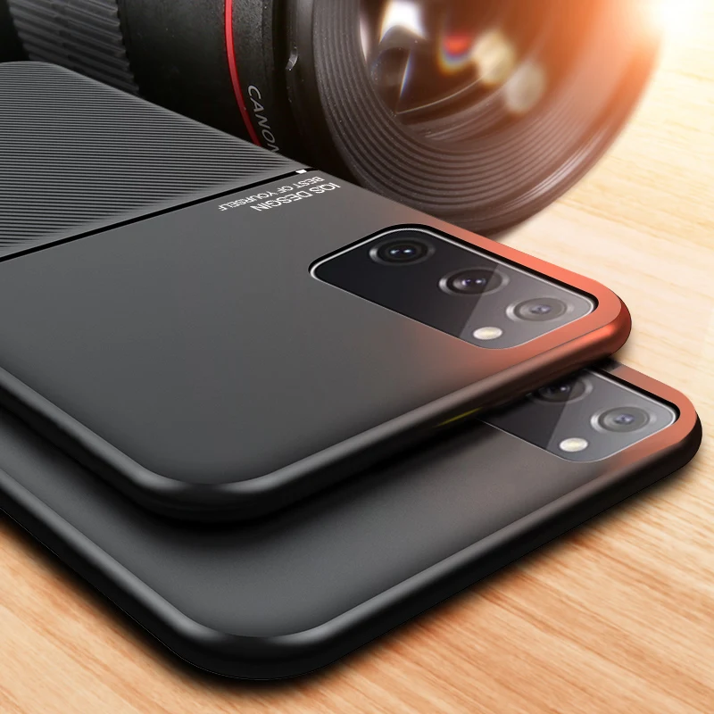 Car Magnetic Phone Case For Samsung Galaxy S9 Plus S10 S10E S8 Note 8 9 10 S21 Ultra FE S20 Lite 2020 20 TPU Shell Back Cover