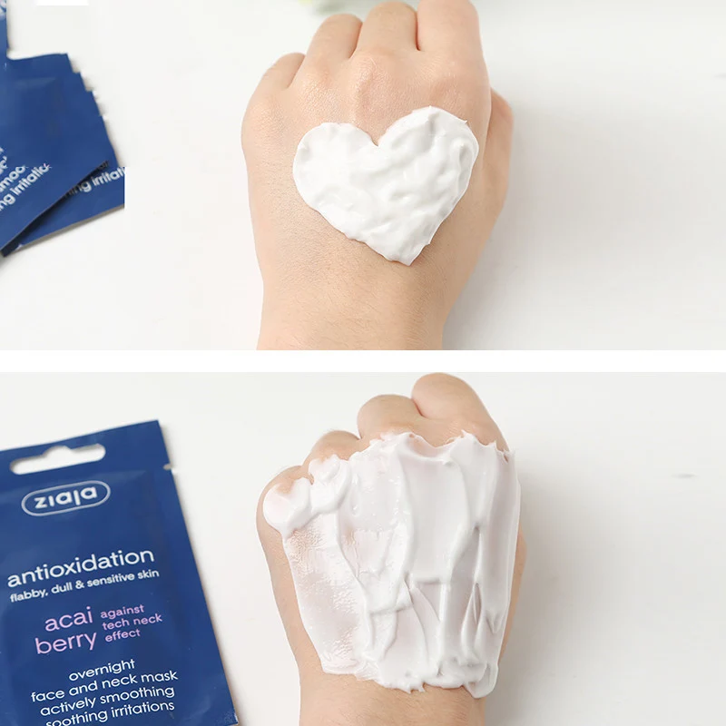 Новая Зеландия Ziaja козье молоко маска для лица и шеи комплексный белок EGF