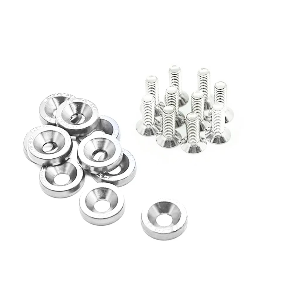 20 шт Мини шлицевой машины использовать алюминиевая шайба вогнутый двигатель из