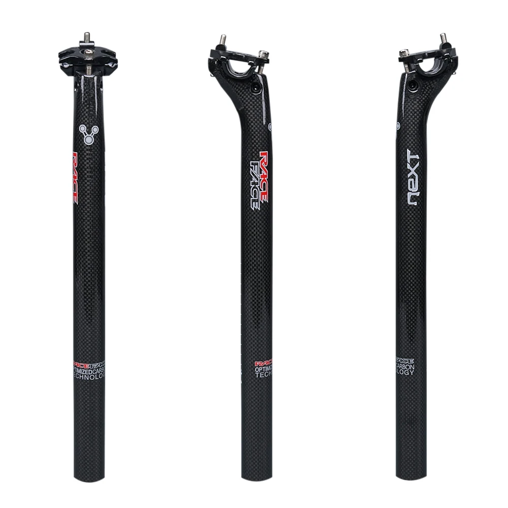

Race Face Next Glossy 3K Carbon Fiber Bicycle SeatPost Bike Parts Offset 20mm Diameter 27.2/30.8/31.6mm Length 350/400mm