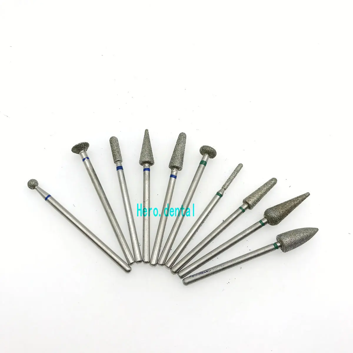 10 шт зубные HP Алмазные Боры Стоматологические точки полировщик хвостовик