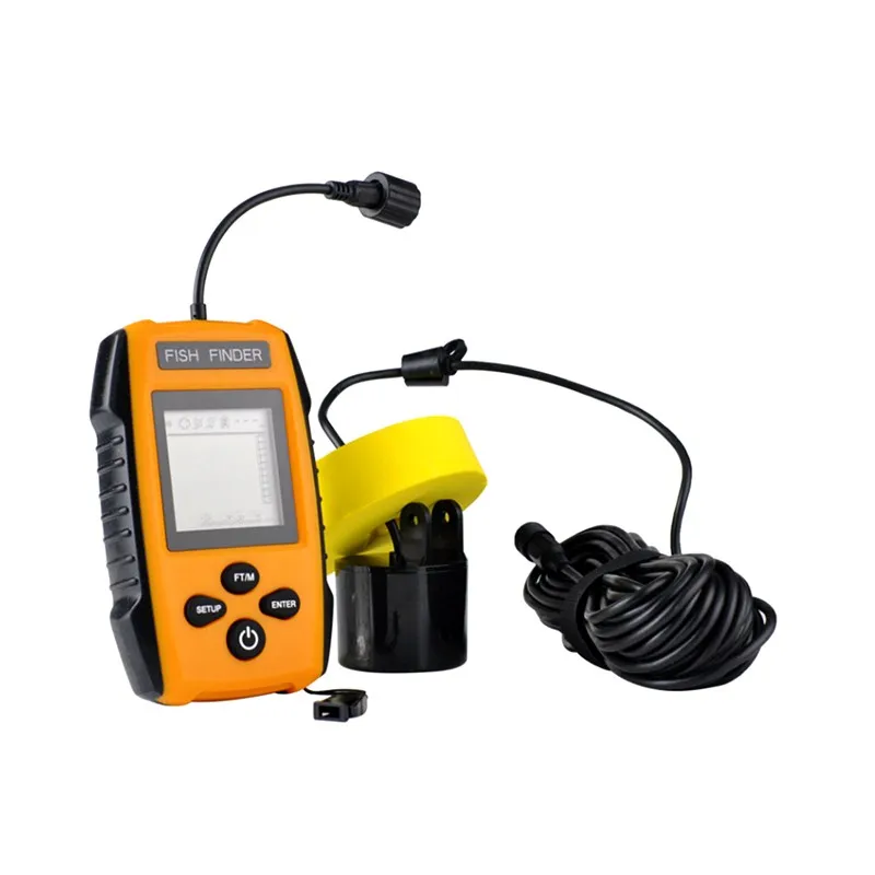 Портативный Проводной рыболокатор с датчиком гидролокатора и ЖК дисплеем| |
