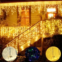 holiday lighting 10m bedroom decor led curtain light christmas decoration for home outdoor waterproof garden fairy light garland